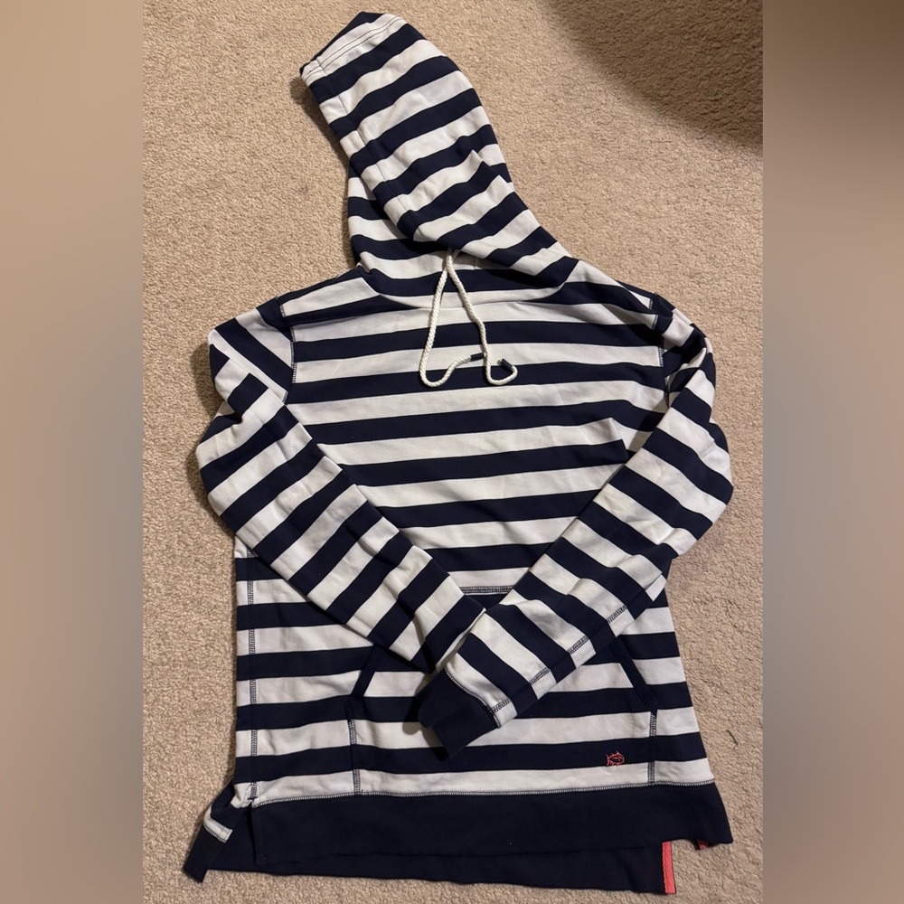 Navy Stripe Hoodie